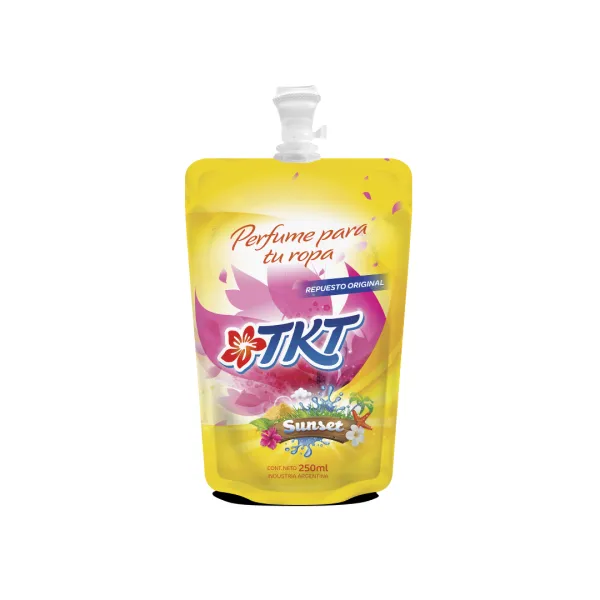 Perfume Textil TKT Repuesto Sunset 250 ml – Fragancia cálida para ropa