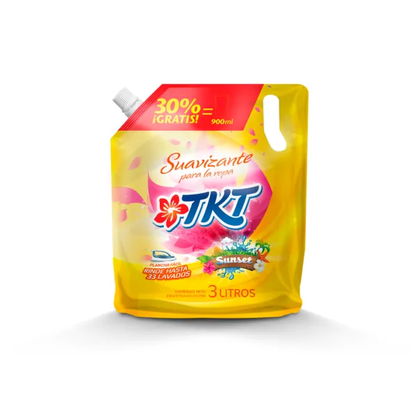 Suavizante para Ropa TKT – Doypack 3 L