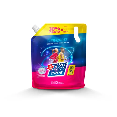 Suavizante y desinfectante TKT Caps doypack 3 litros